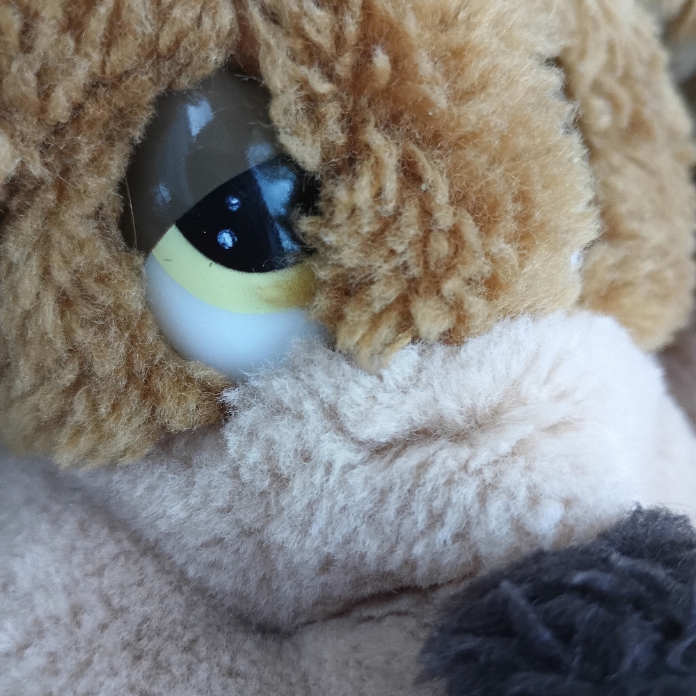 Russ Berrie Long Eared Brown Dog Plush Stuffed Animal Toy Vintage Samuel 13" - Picture 3 of 15